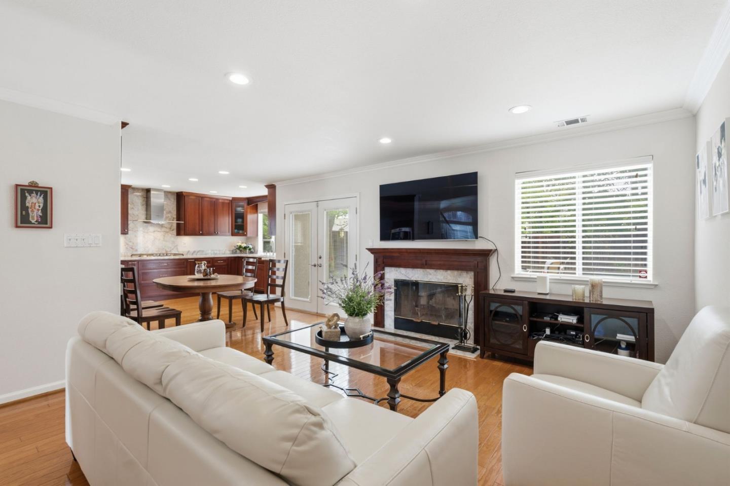 35 Sierra Ridge Court Danville, CA 94506 - Photo 16 of 37 a living room with furniture and a fireplace