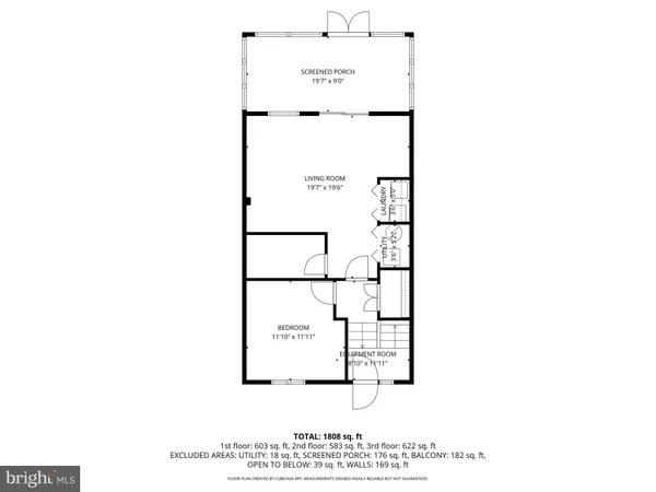 a picture of a bench in front of a wall