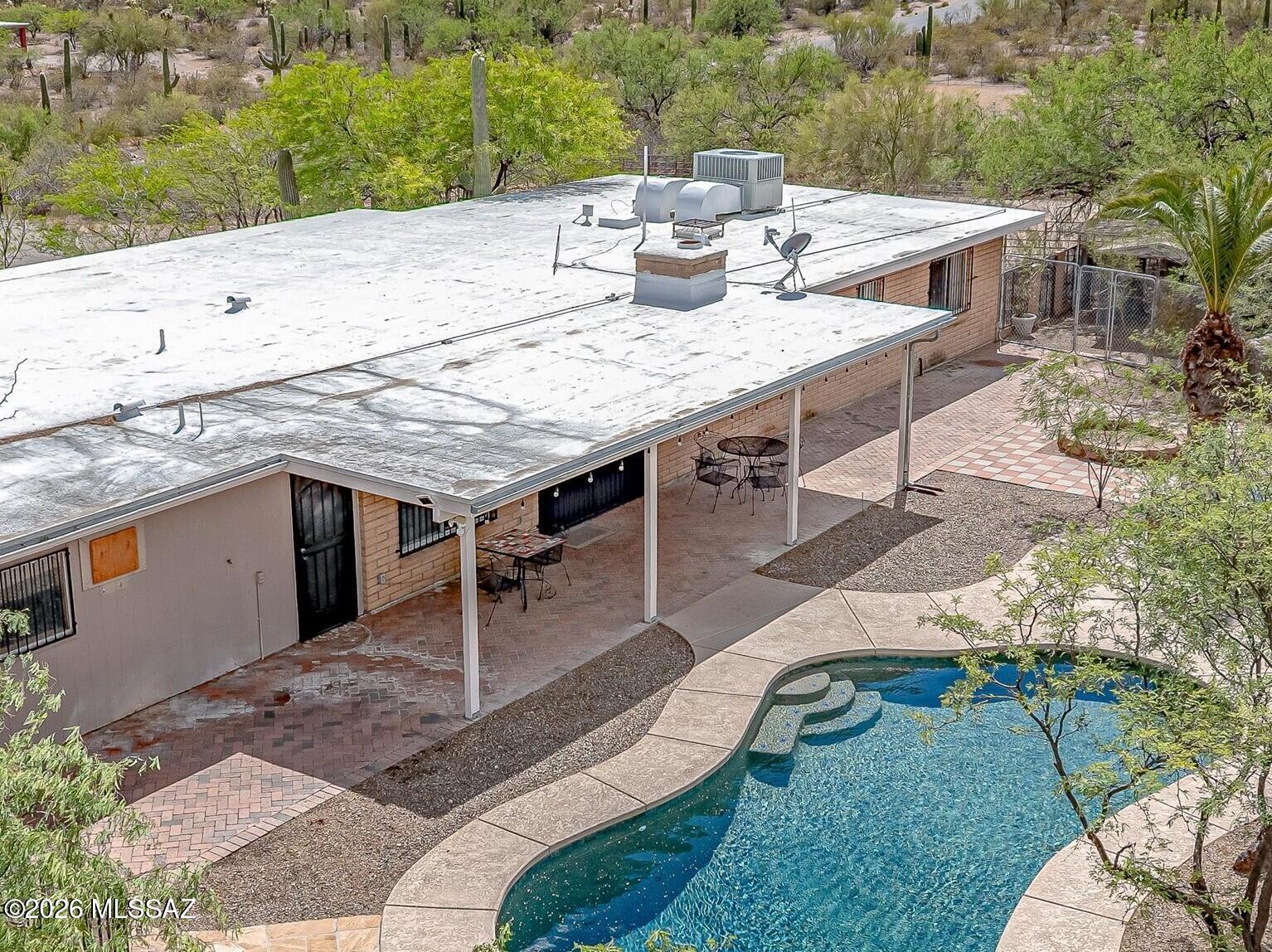 10961 East Roger Road Tucson, AZ 85749 - Photo 23 of 45 Large covered patio