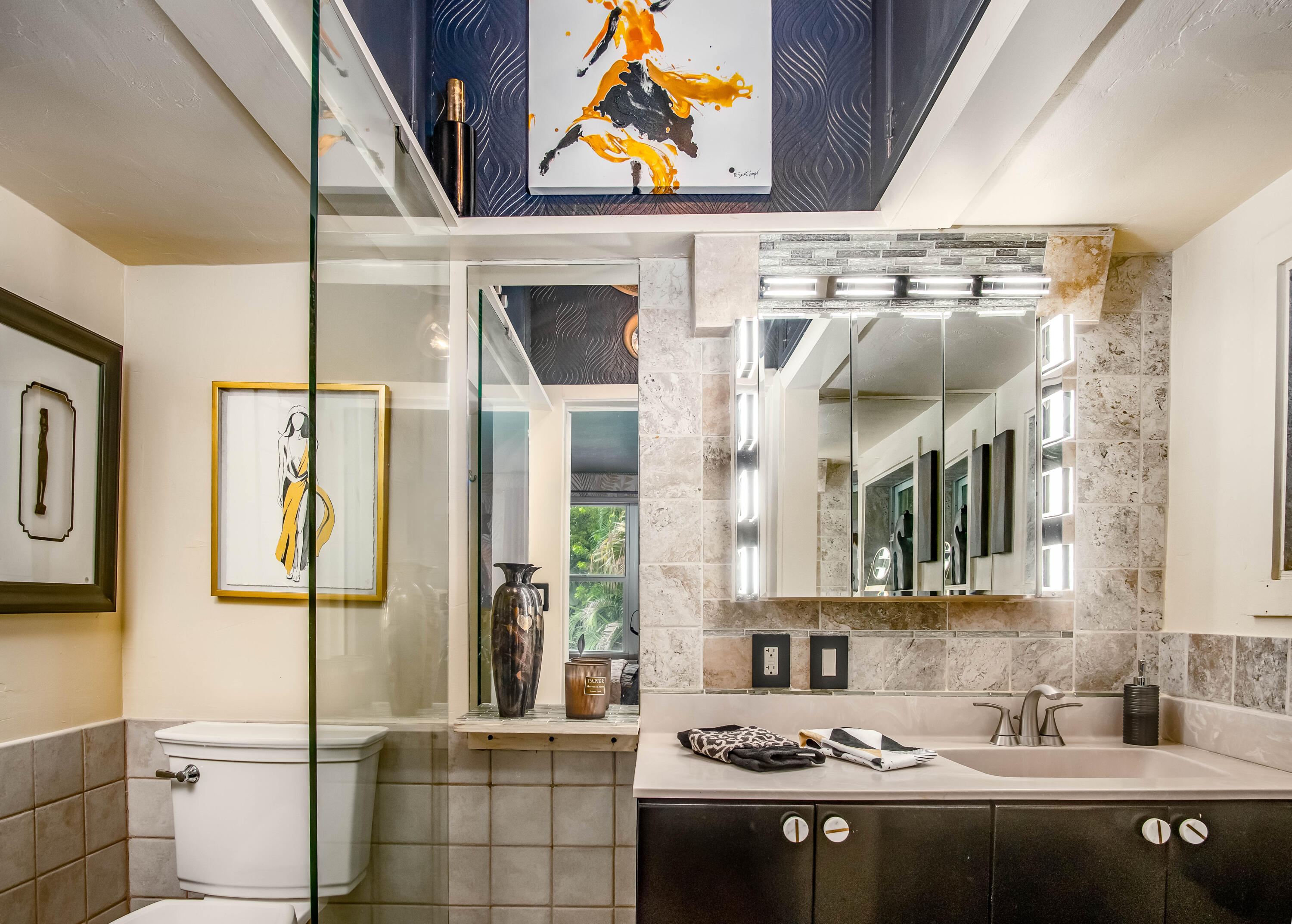 1519 Florida Street Key West, FL 33040 - Photo 36 of 86 a bathroom with a sink and a mirror
