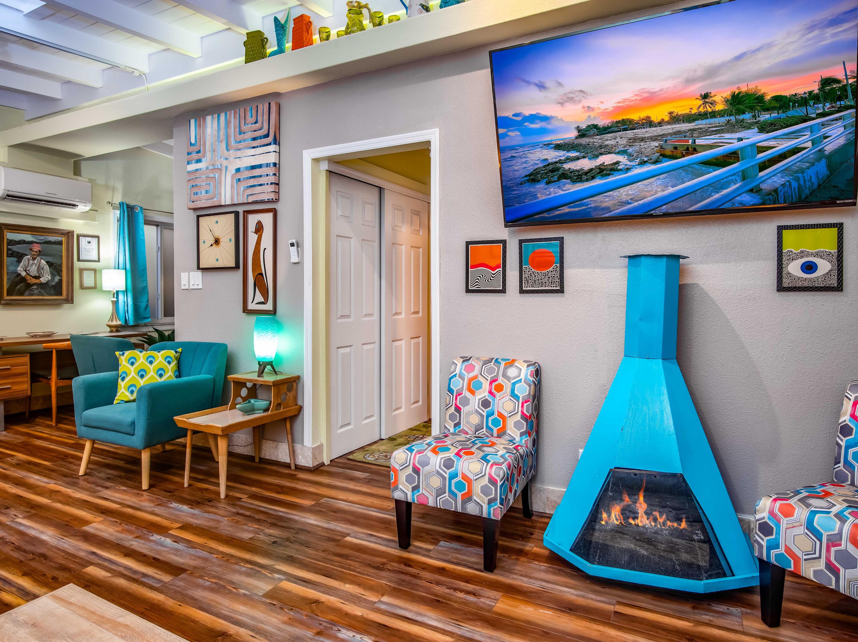 1519 Florida Street Key West, FL 33040 - Photo 51 of 86 a living room with furniture and painting on the wall