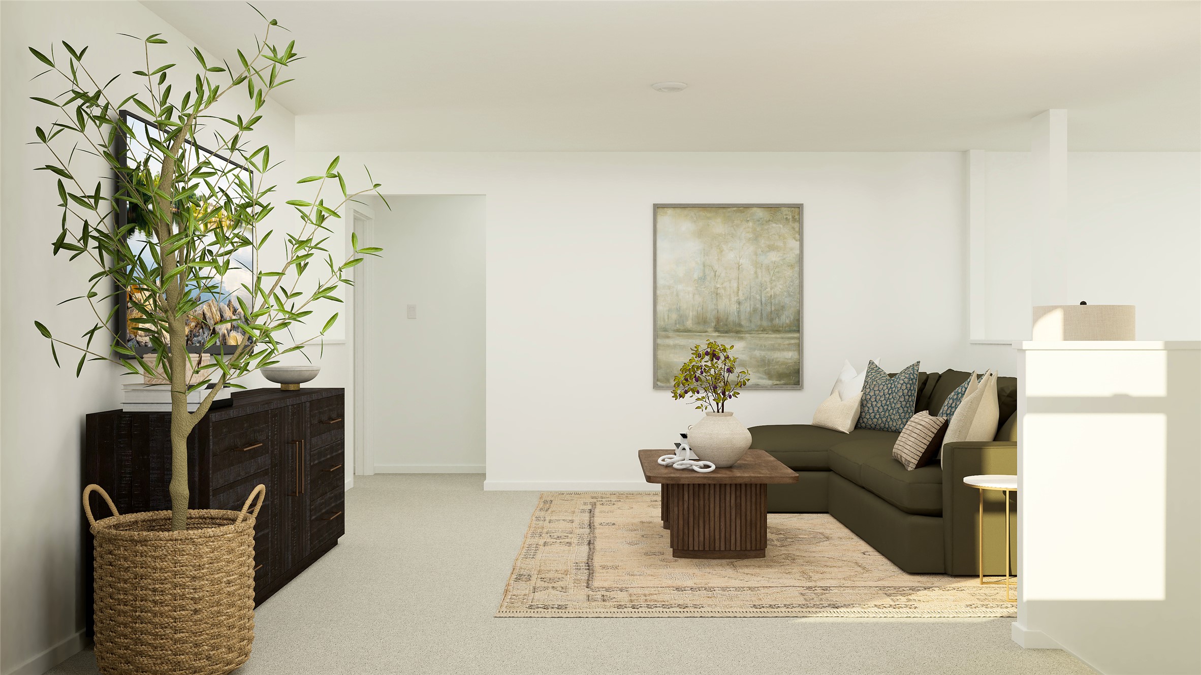17915 Nashville Warbler Road Pflugerville, TX 78660 - Photo 13 of 25 a living room with furniture and a potted plant