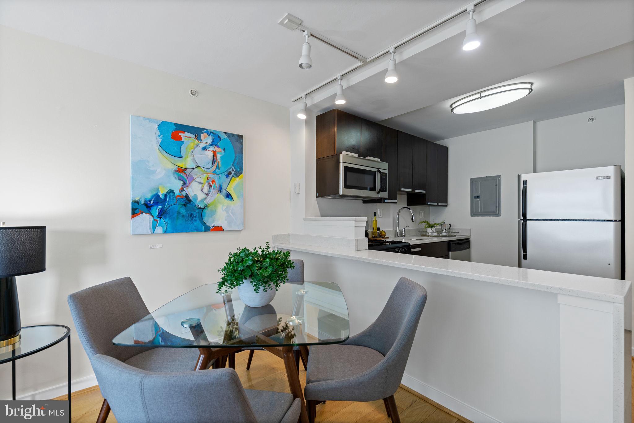 1101 3rd Street Southwest, Unit 312 Washington, DC 20024 - Photo 2 of 48 Sunny, open living area w hardwoods & huge windows