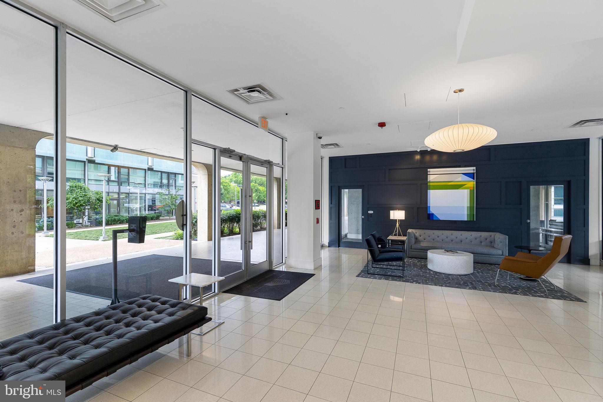 1101 3rd Street Southwest, Unit 312 Washington, DC 20024 - Photo 21 of 48 Waterfront Towers - concierge & elegant lobby