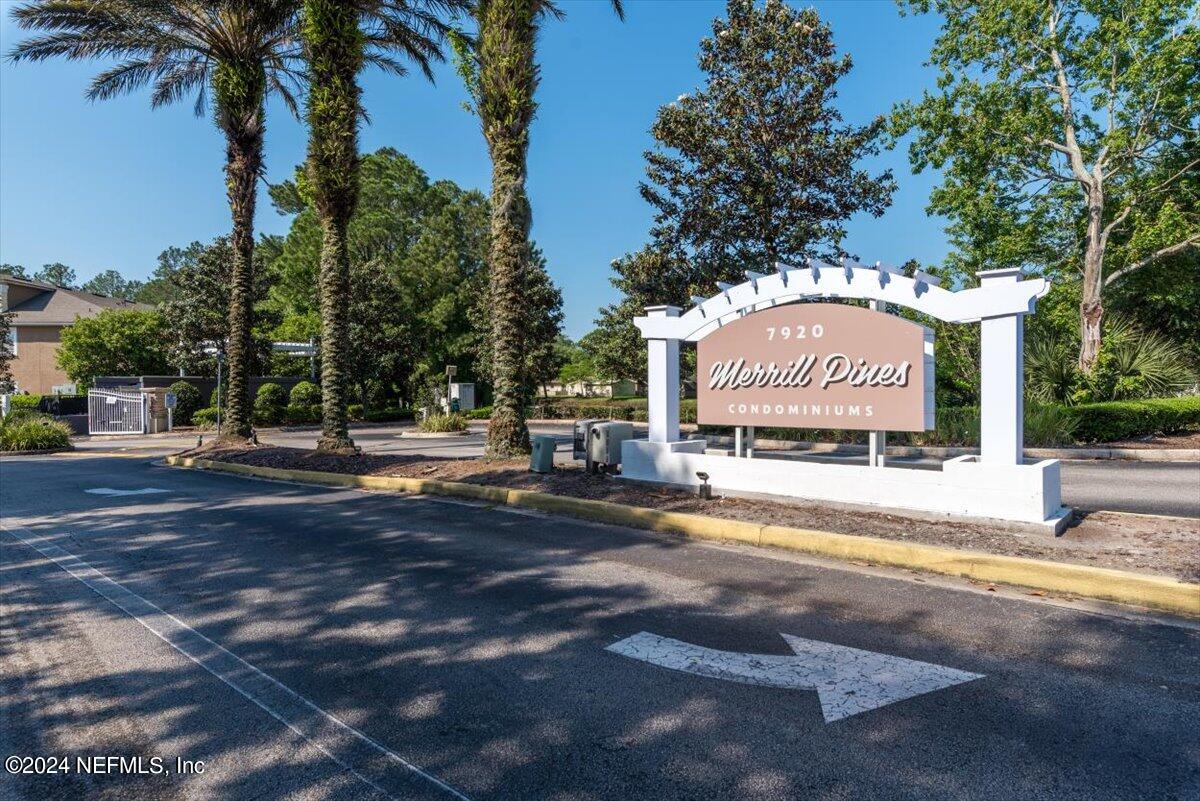 a view of street with sign board