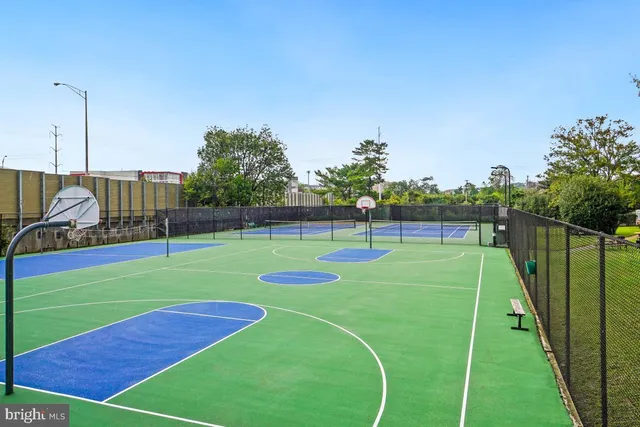 a view of a backyard house and large trees