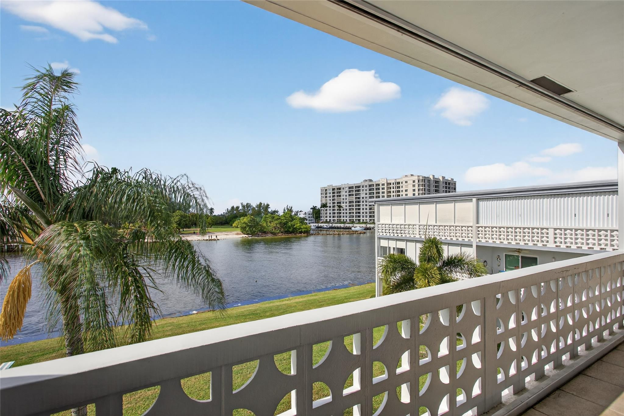 1001 North Riverside Drive, Unit 305 Pompano Beach, FL 33062 - Photo 5 of 44 a view of balcony with furniture