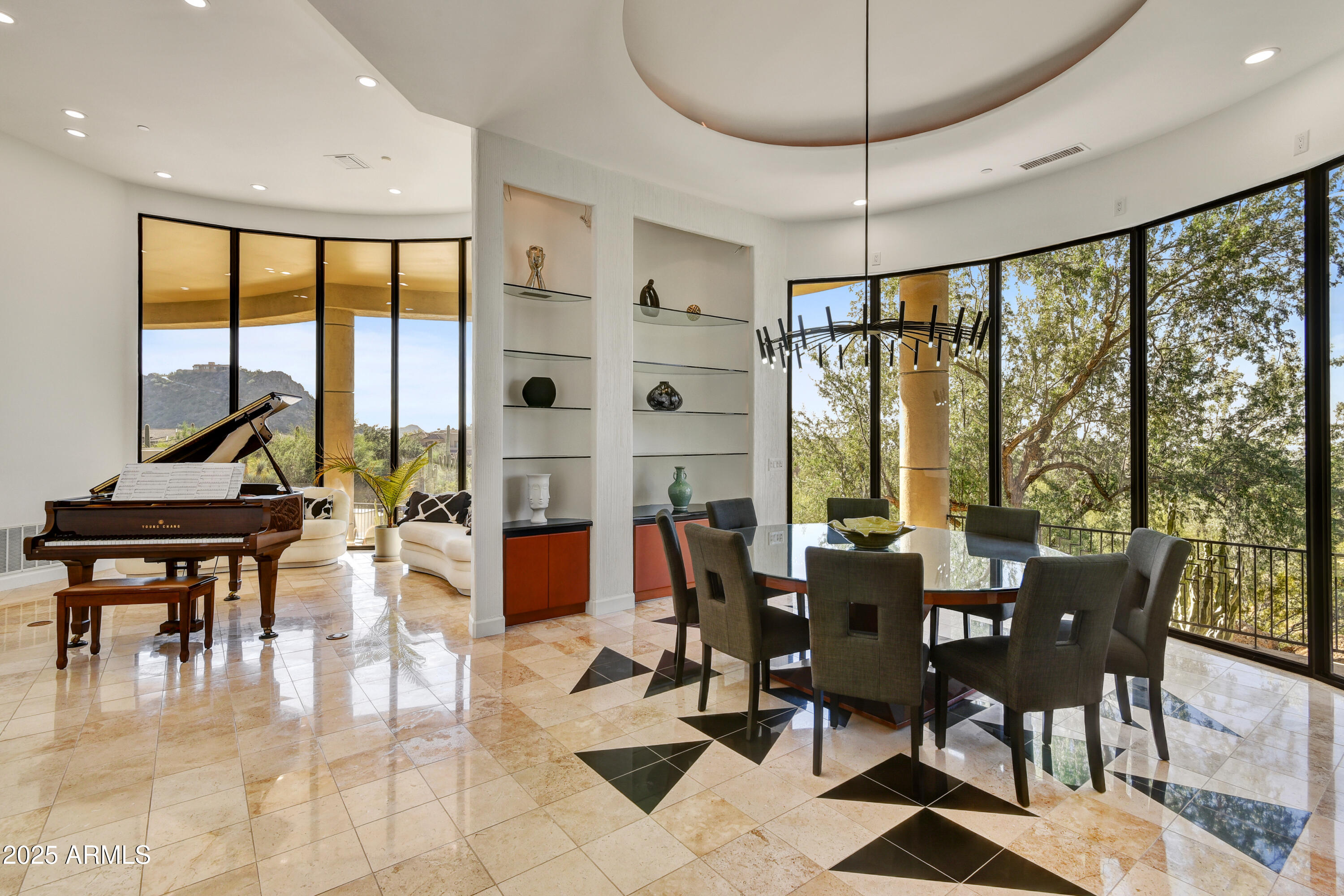 8812 East Palm Lane Mesa, AZ 85207 - Photo 17 of 37 Floor to ceiling glass