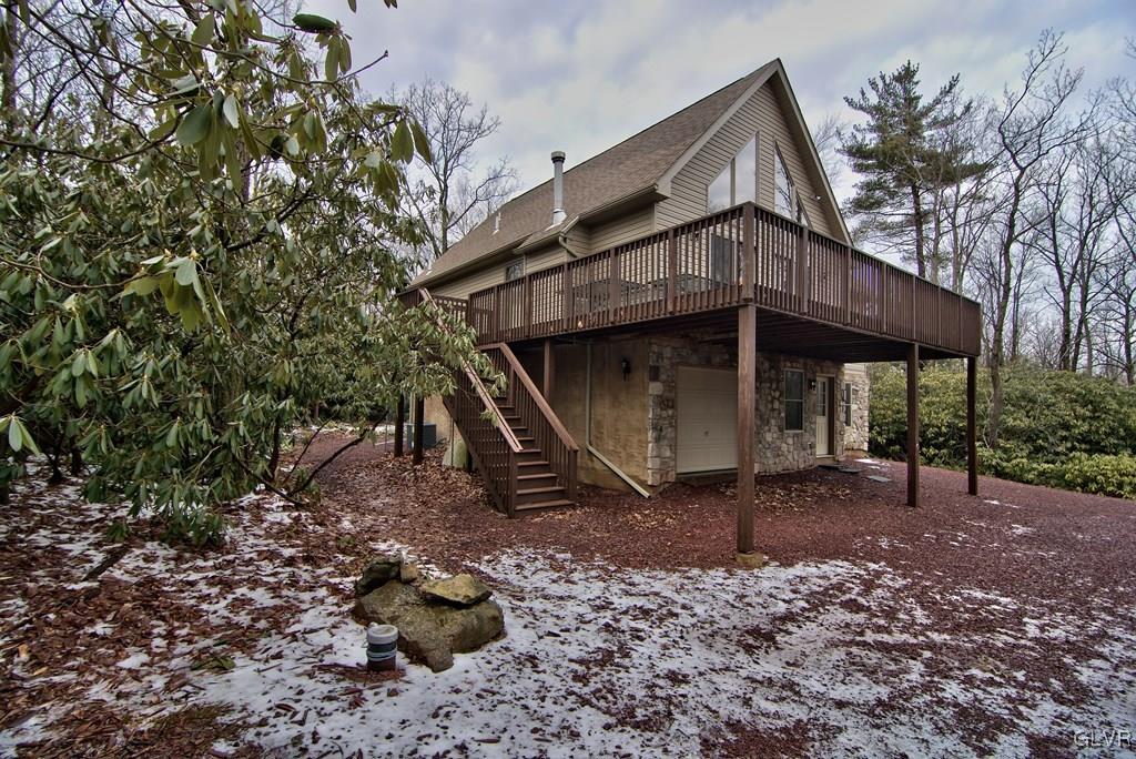 95 Rhododendron Road Jim Thorpe, PA 18229 - Photo 4 of 50 The front deck of the home measures in at over 240