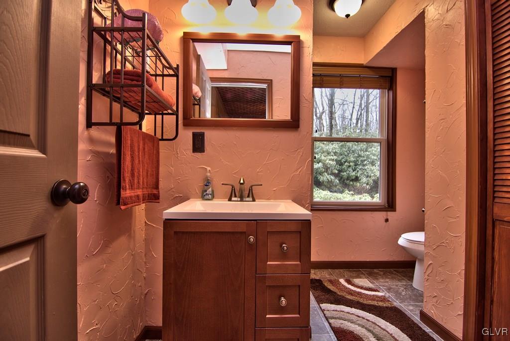 95 Rhododendron Road Jim Thorpe, PA 18229 - Photo 43 of 50 View of the vanity w/ storage and modern lighting