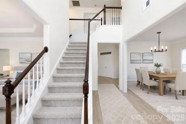 a view of entryway and hall