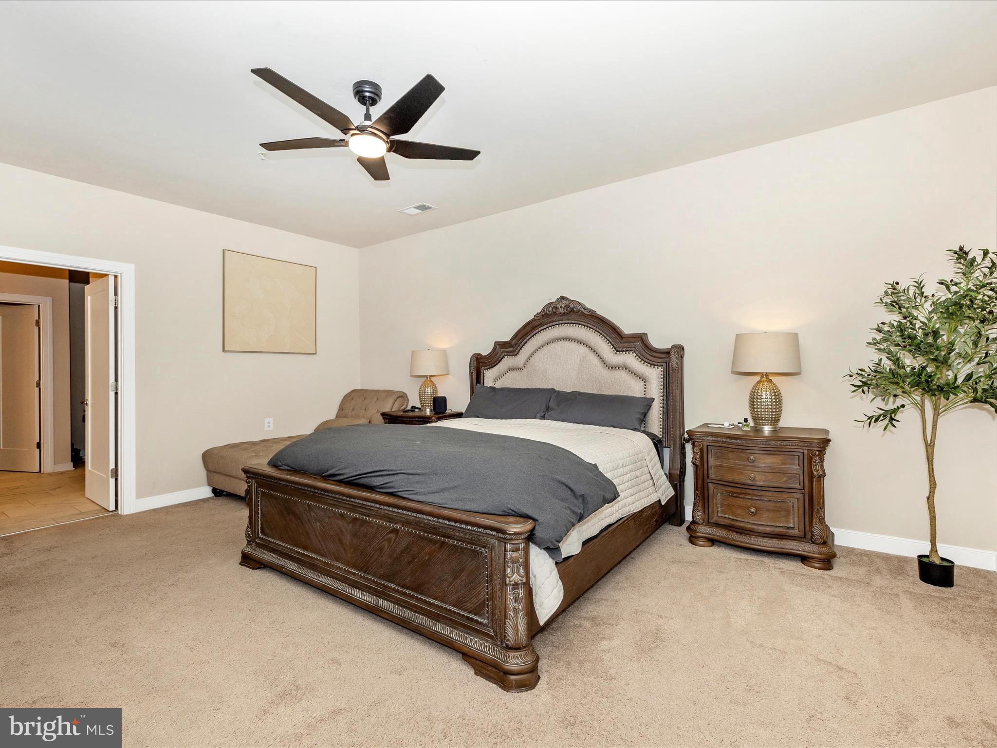 11147 Hazelnut Lane Monrovia, MD 21770 - Photo 22 of 66 a bedroom with a bed and a potted plant