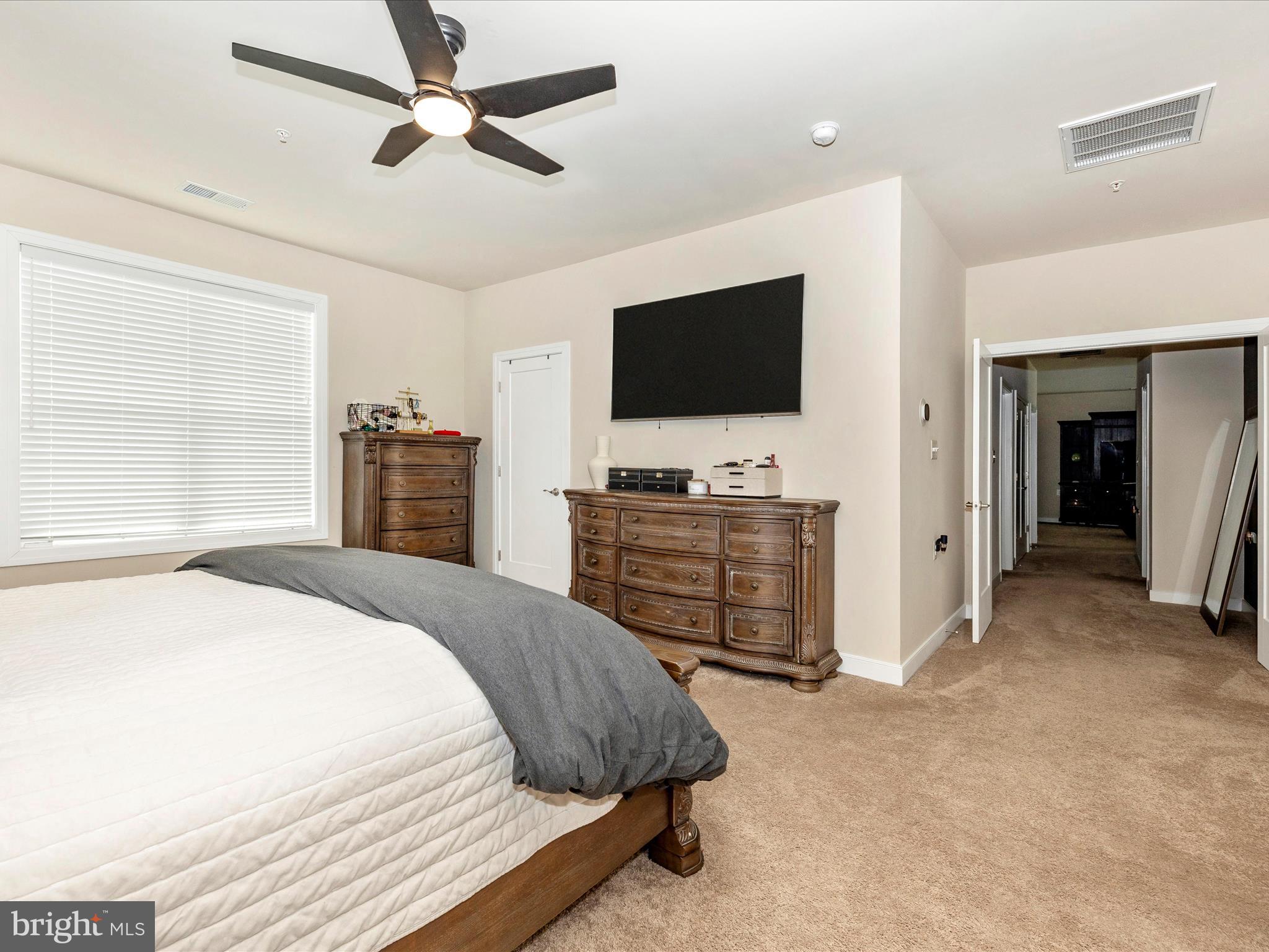 11147 Hazelnut Lane Monrovia, MD 21770 - Photo 65 of 66 a bedroom with a bed and a flat screen tv