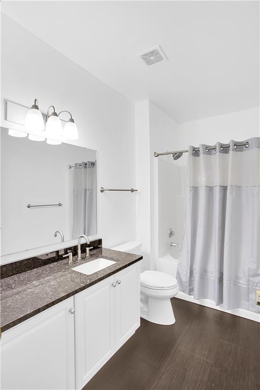 808 Stockton Ridge Cranberry Township, PA 16066 - Photo 15 of 25 a bathroom with a granite countertop sink a toilet and a mirror