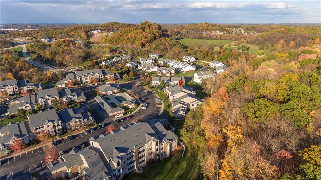 808 Stockton Ridge Cranberry Township, PA 16066 - Photo 23 of 25 an aerial view of residential building and parking space