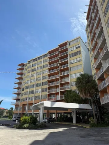 a front view of a building