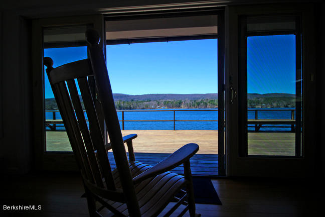 17 Mahkeenac Road Stockbridge, MA 01262 - Photo 22 of 46 a view of a balcony with furniture