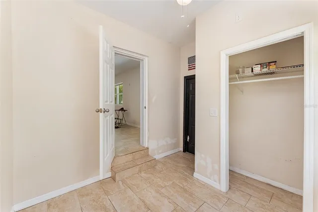 a view of a livingroom with wooden floor