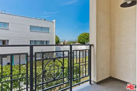 a view of a balcony
