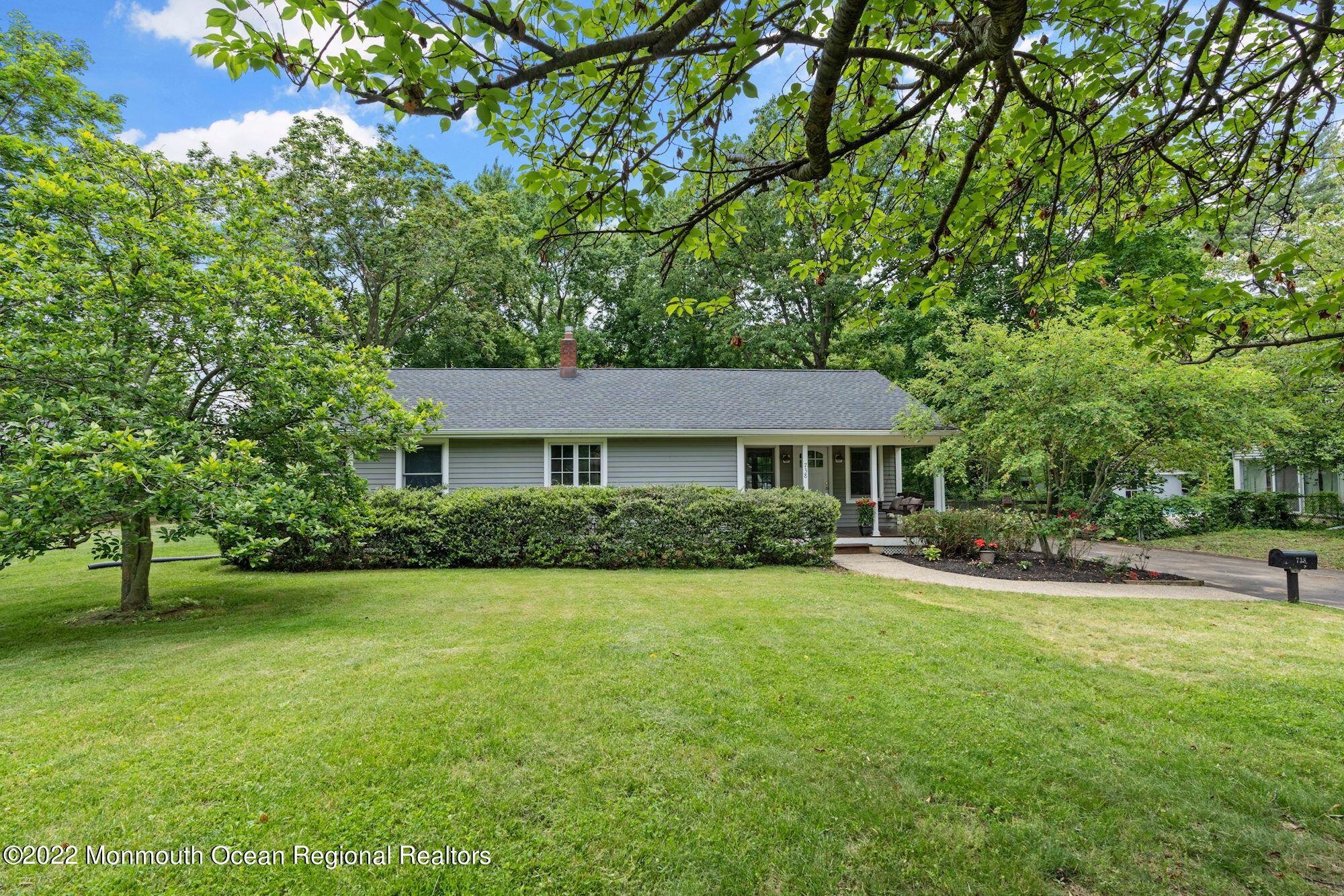 738 Holmdel Road Holmdel, NJ 07733 - Photo 1 of 36 a view of a house with a yard