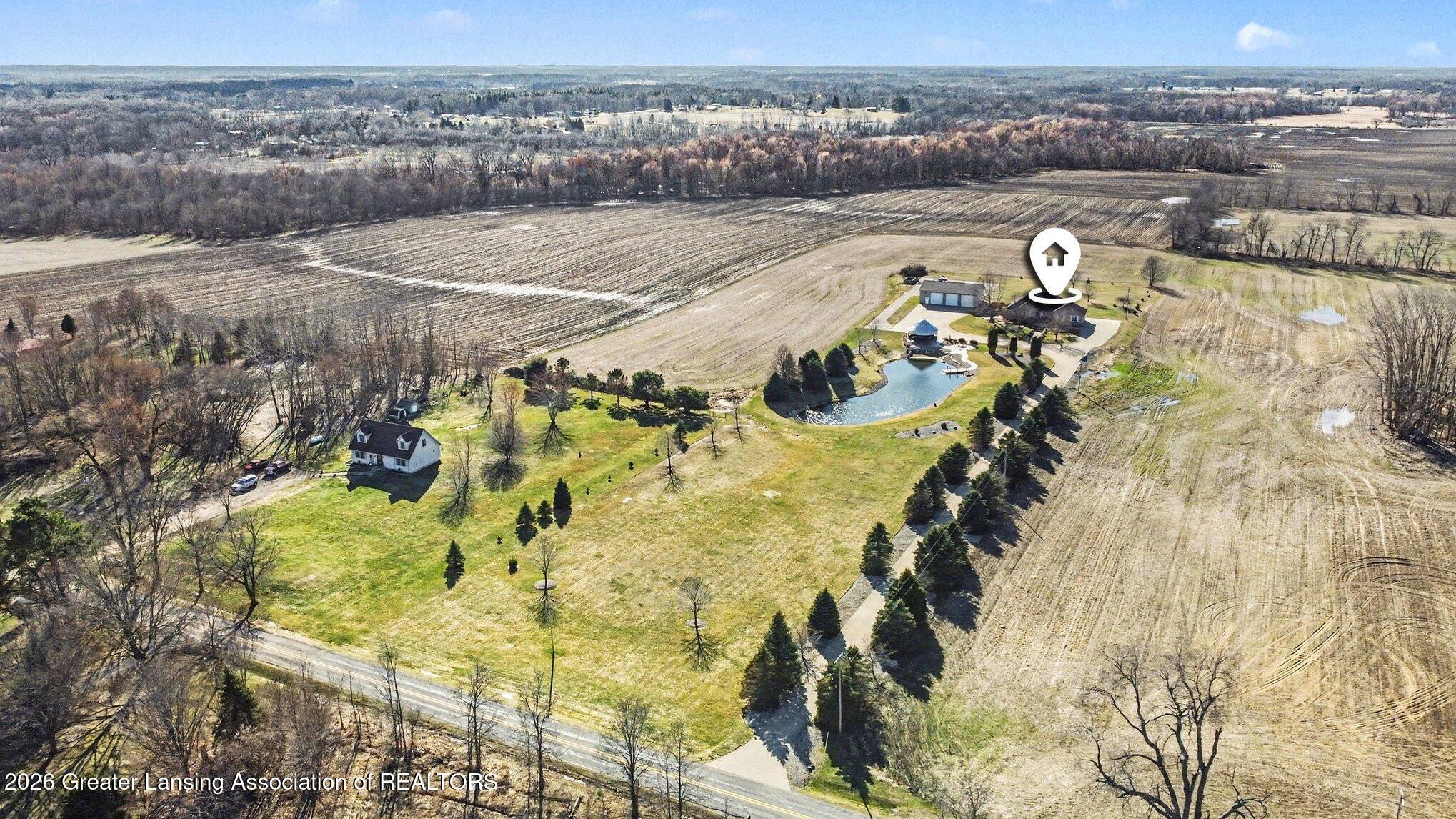 3700 Edgar Road Leslie, MI 49251 - Photo 28 of 30 Aerial Front