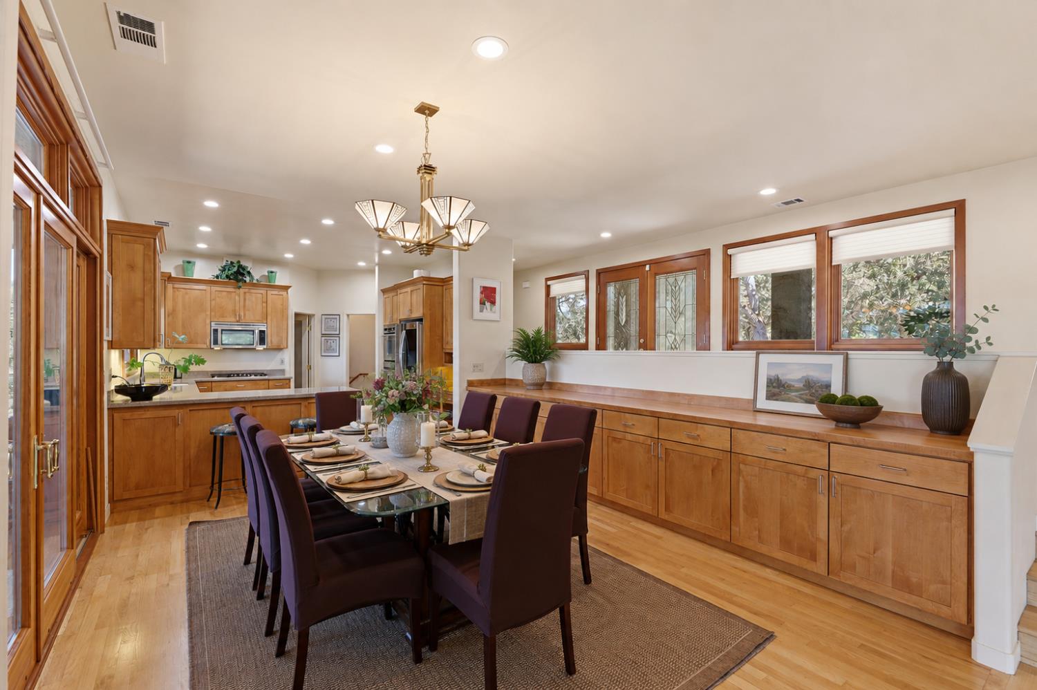 6840 Gallagher Road Pilot Hill, CA 95664 - Photo 14 of 45 Decoration digitally added to the dining area cabinets.