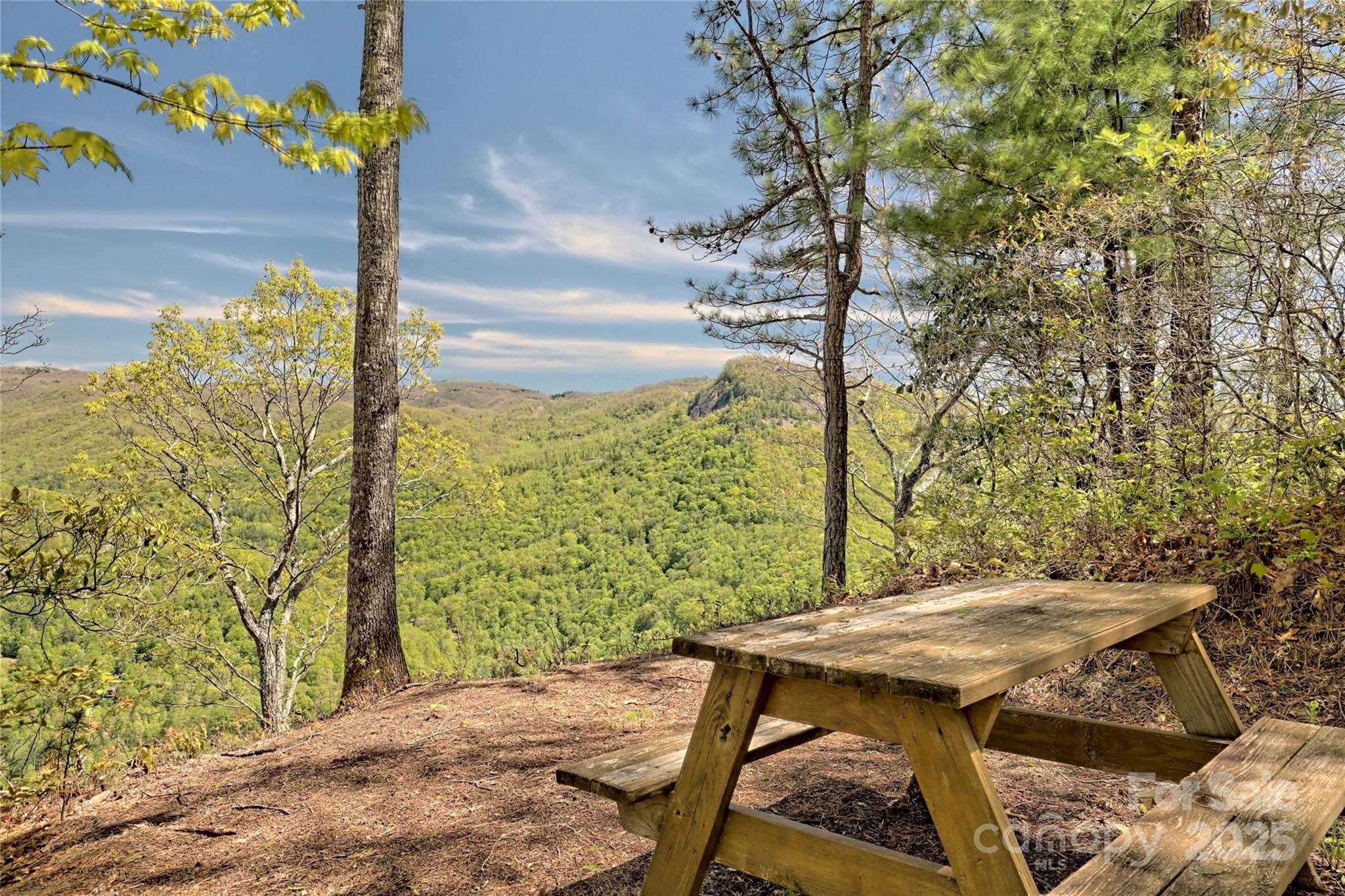 Lot 13 Hares Ear Lane, Unit 13 Cullowhee, NC 28723 - Photo 20 of 23 a view of a porch with furniture and a yard