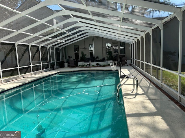1156 South Main Street Moultrie, GA 31768 - Photo 9 of 56 a view of a swimming pool with a porch