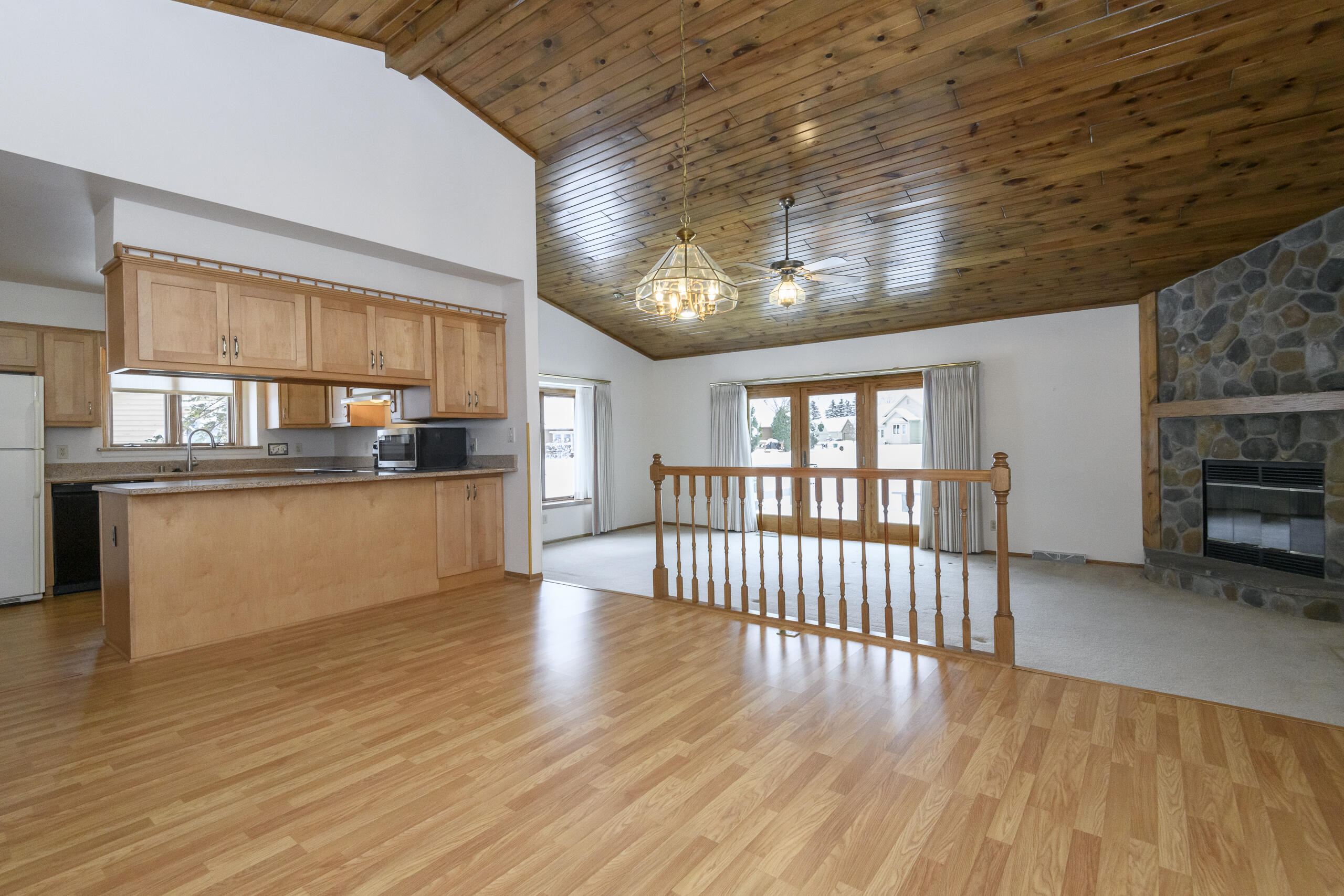 W180N9890 Riversbend Circle West Germantown, WI 53022 - Photo 12 of 39 Vaulted Wood Ceiling