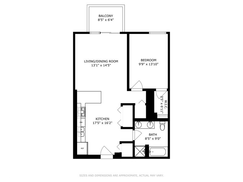 1250 South Indiana Avenue, Unit 1002 Chicago, IL 60605 - Photo 25 of 25 a picture of a floor plan