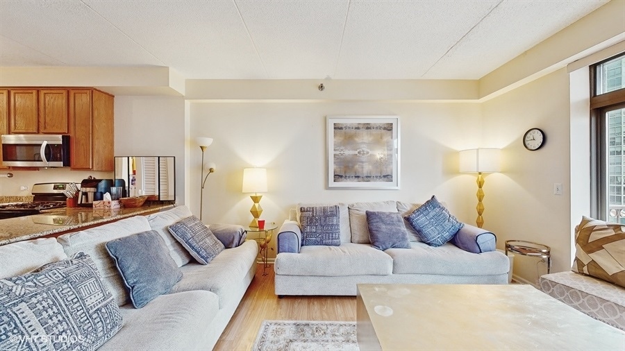 1250 South Indiana Avenue, Unit 1002 Chicago, IL 60605 - Photo 8 of 25 a living room with furniture and a couch