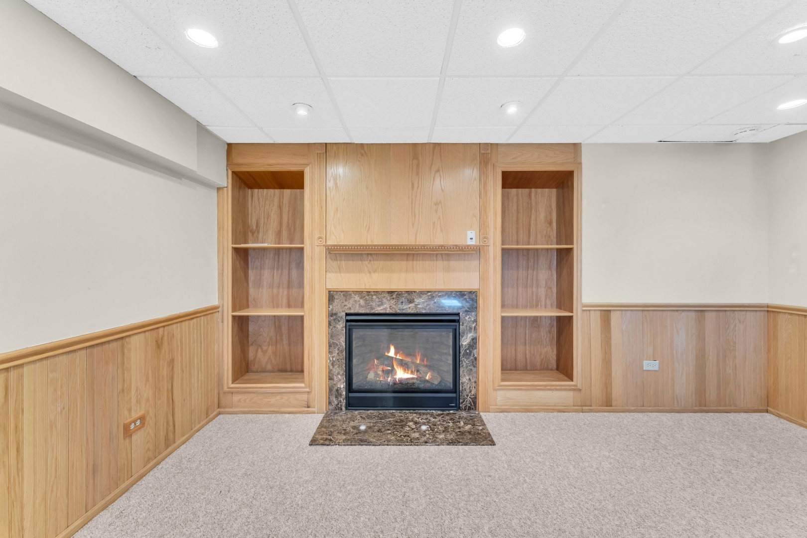 6063 Morningside Court Gurnee, IL 60031 - Photo 38 of 58 a living room with a fireplace