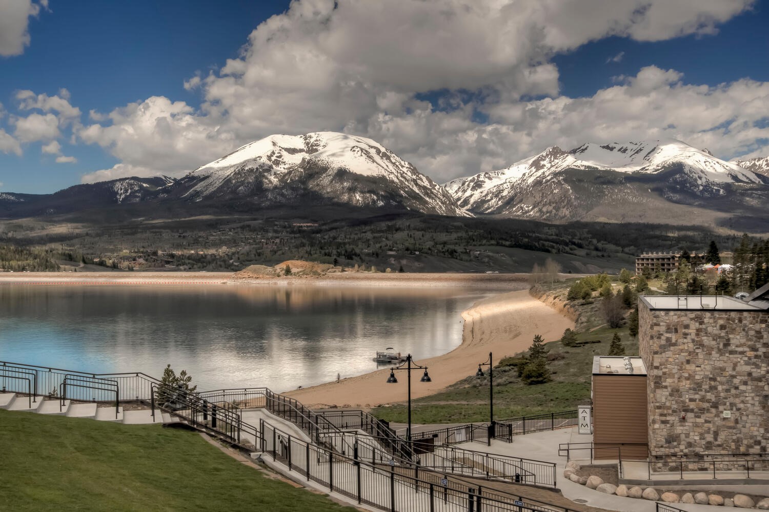 235 La Bonte Street, Unit 108 Dillon, CO 80435 - Photo 37 of 38 a view of a lake with a mountain in the background