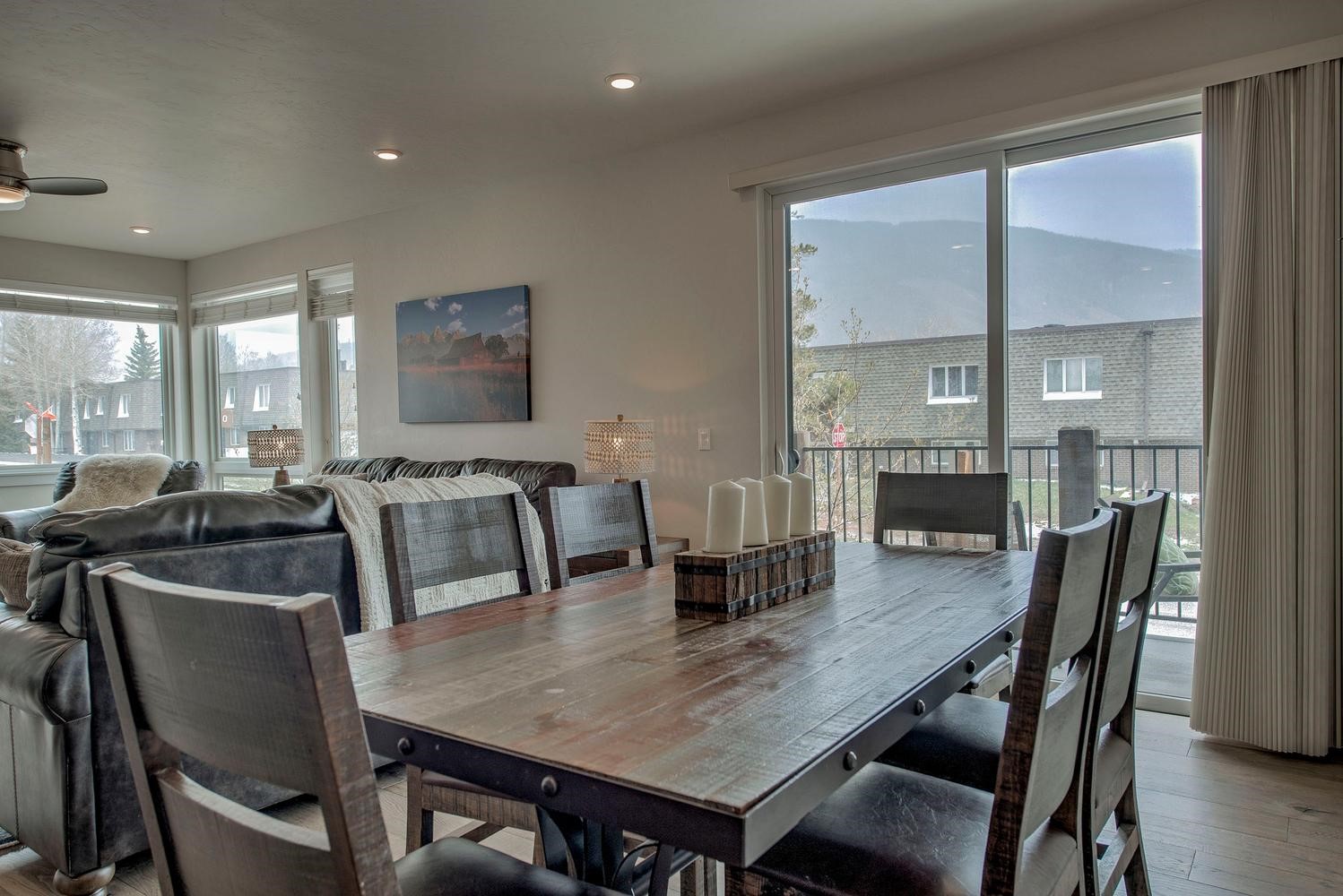 235 La Bonte Street, Unit 108 Dillon, CO 80435 - Photo 8 of 38 a view of a dining room with furniture and wooden floor