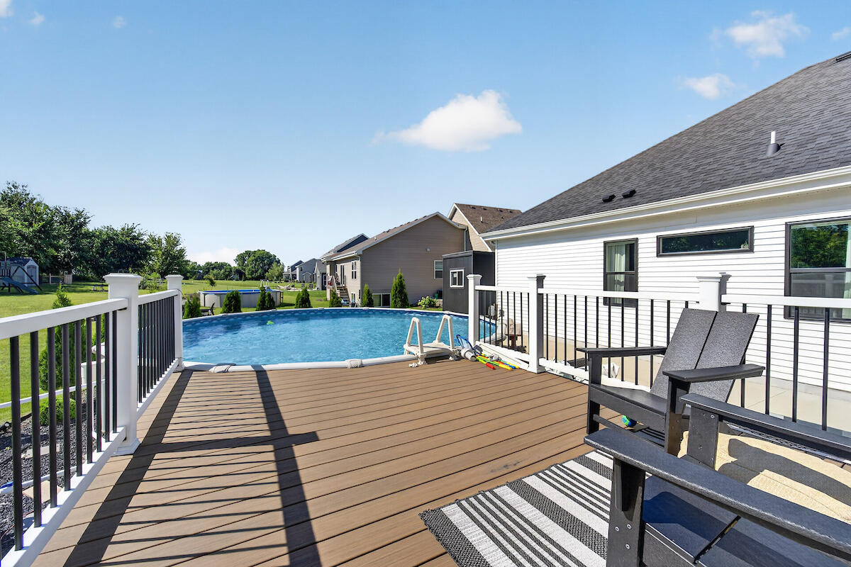 7446 Werner Road West Bend, WI 53090 - Photo 28 of 34 Deck to Pool