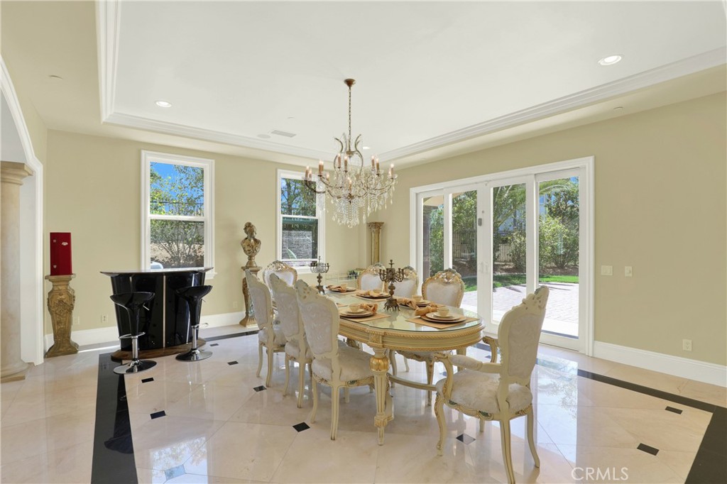 7231 Brandon Court Riverside, CA 92506 - Photo 19 of 69 a view of a dining room with furniture window and outside view