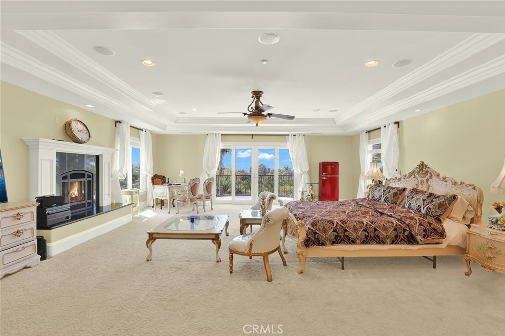 7231 Brandon Court Riverside, CA 92506 - Photo 35 of 69 a living room with furniture and a fireplace