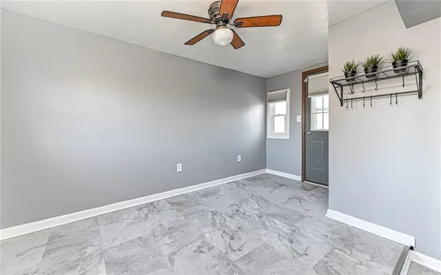 a view of an empty room