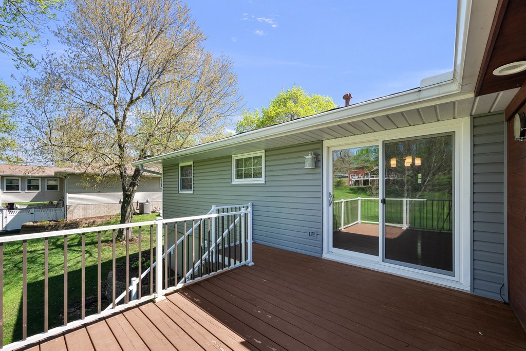207 Amber Lane Geneseo, IL 61254 - Photo 46 of 57 a view of a house with a deck