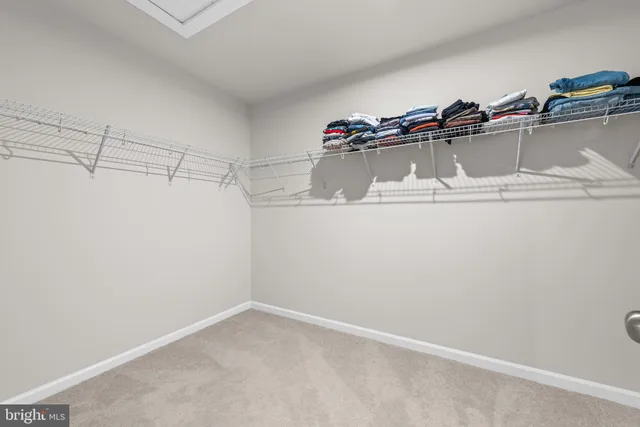 a view of a room with rack on the wall