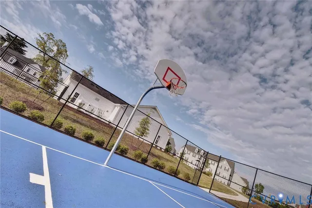 a roof deck with a yard