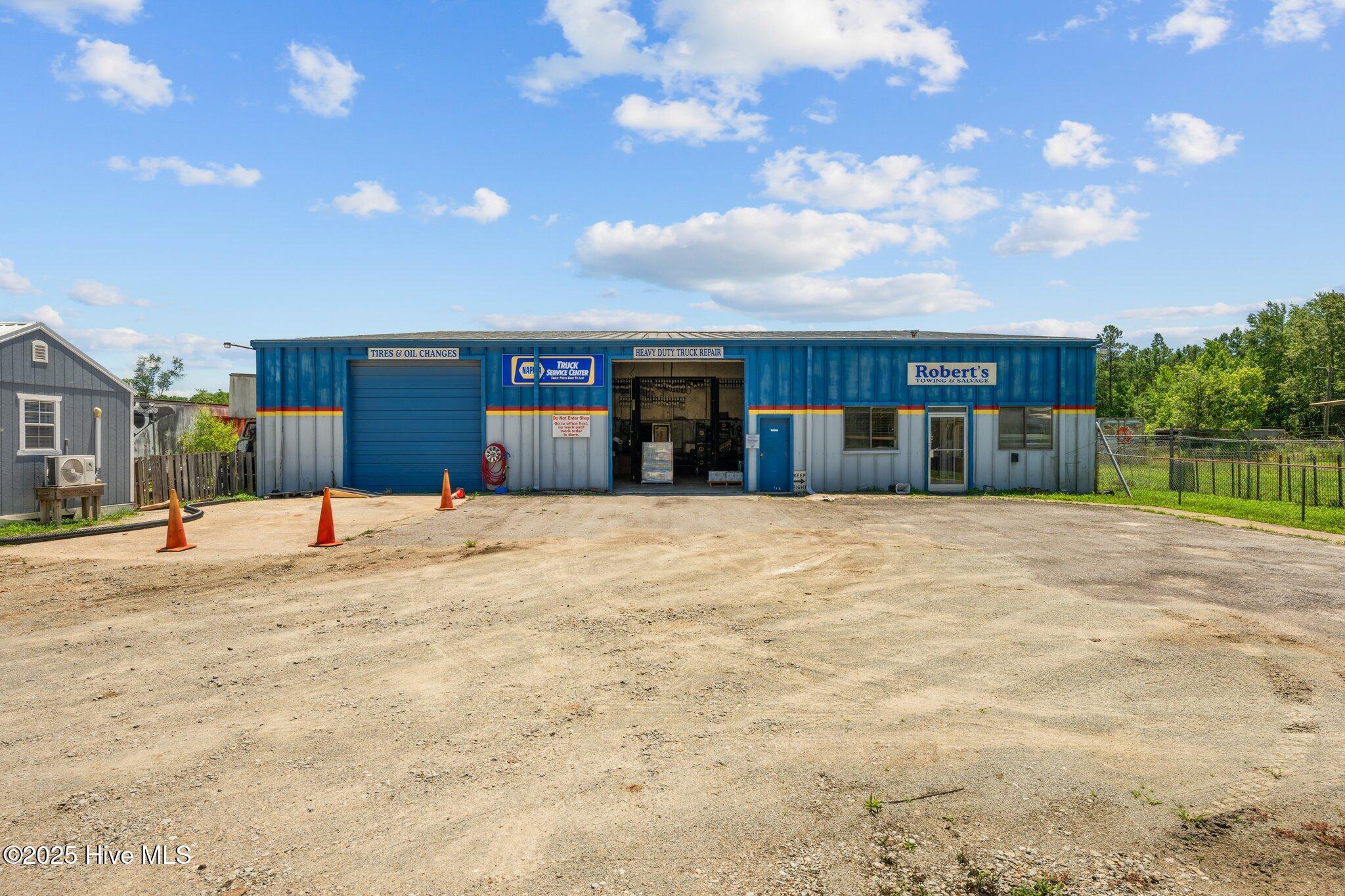 1831 Clarks Road New Bern, NC 28562 - Photo 2 of 82 Front of shop 8500+ sq feet