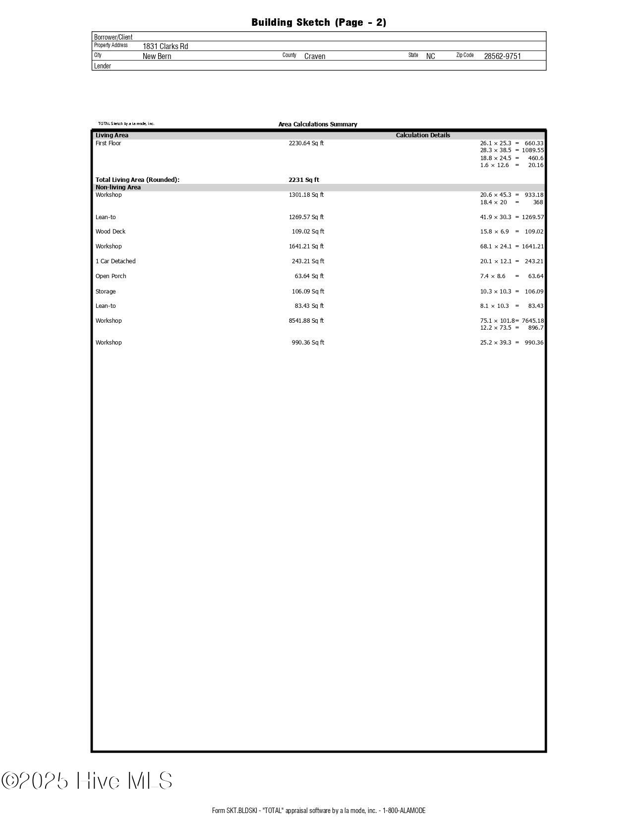 1831 Clarks Road New Bern, NC 28562 - Photo 80 of 82 1831 Clarks Road sketch_page-0002