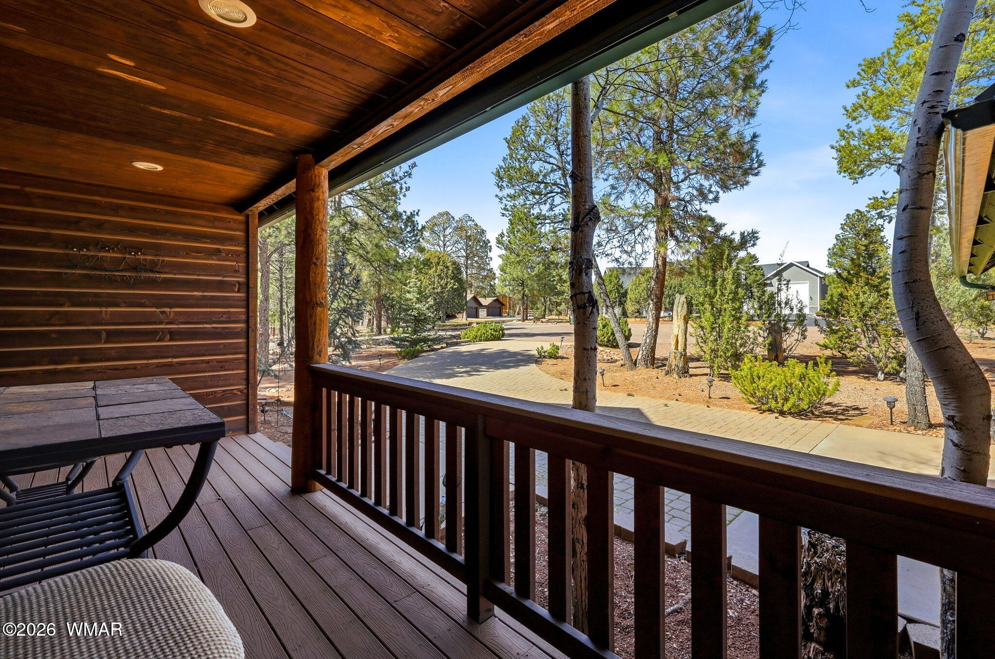 2337 Puma Circle Overgaard, AZ 85933 - Photo 5 of 35 a view of a balcony with wooden floor