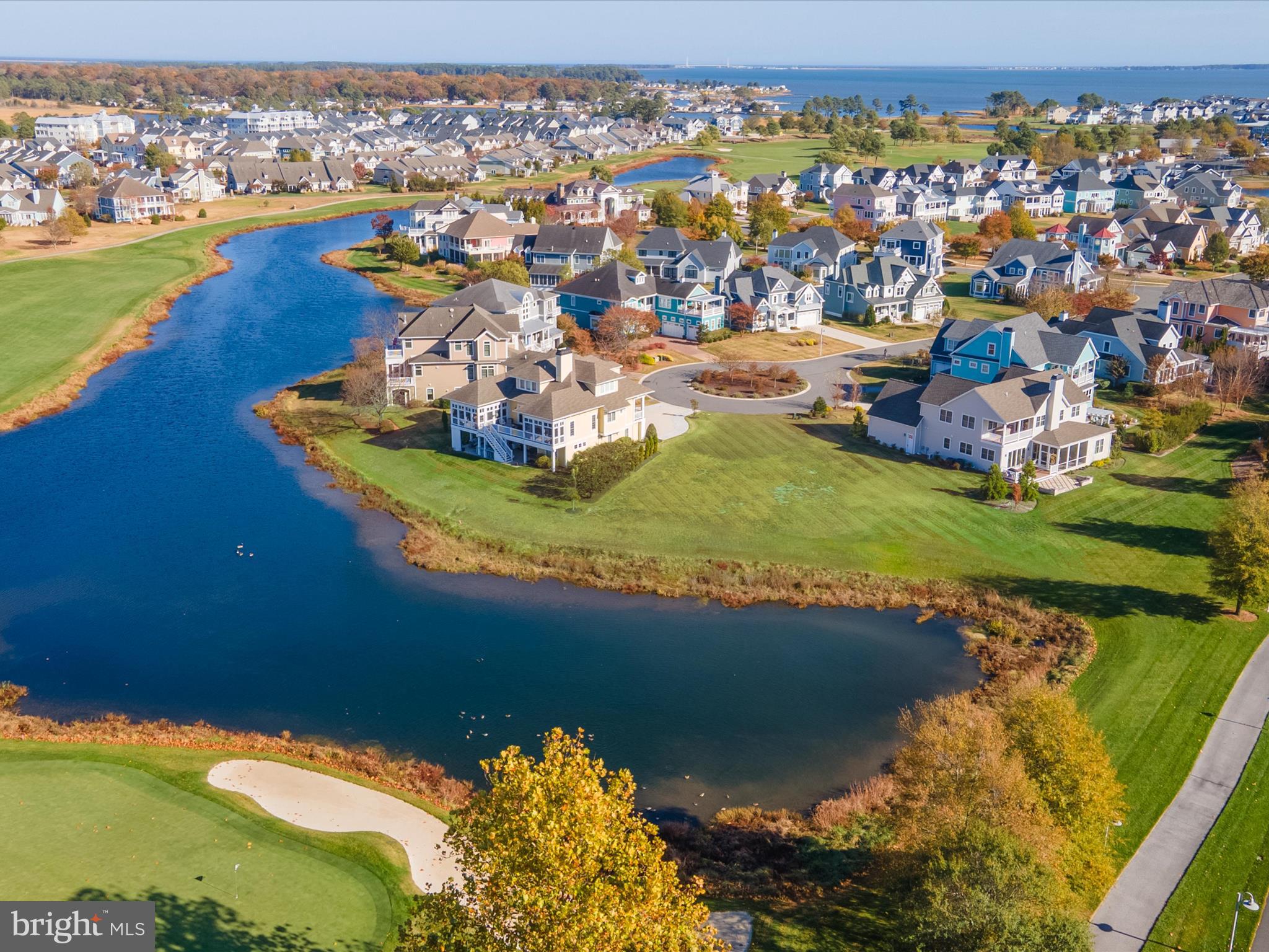 33473 Islander Drive Millsboro, DE 19966 - Photo 8 of 10 an aerial view of a house with a ocean view