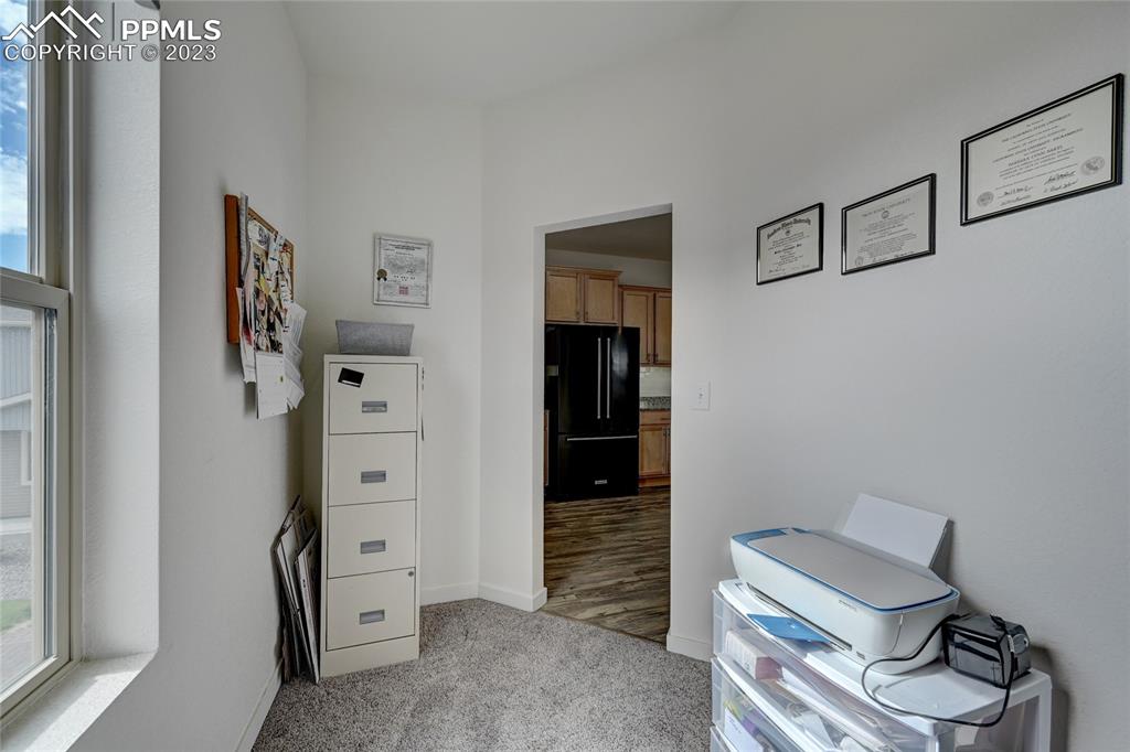 9642 Timberlake Loop Colorado Springs, CO 80927 - Photo 41 of 46 a bathroom with a toilet and a shower