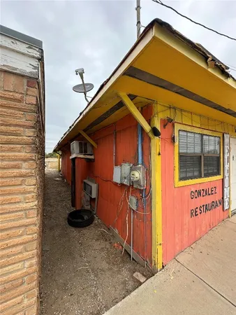 a front view of a house with windows