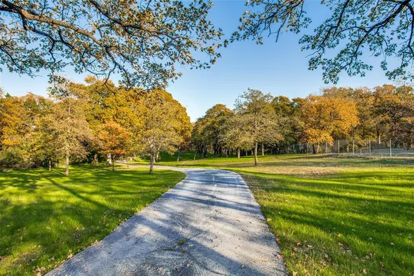 a view of an outdoor space and a yard