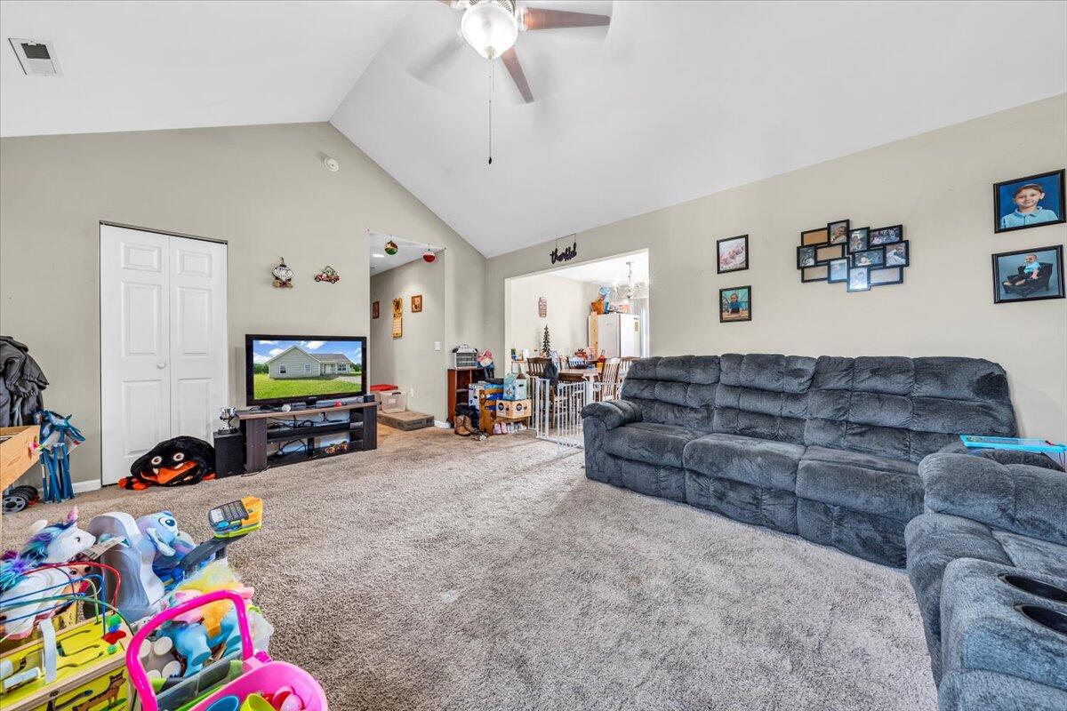 563 Kemp Ford Road Union Hall, VA 24176 - Photo 4 of 38 a living room with furniture and a flat screen tv