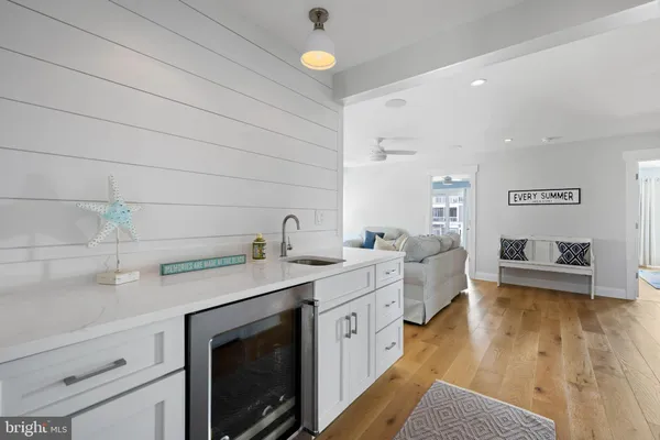 a view of a building with a street